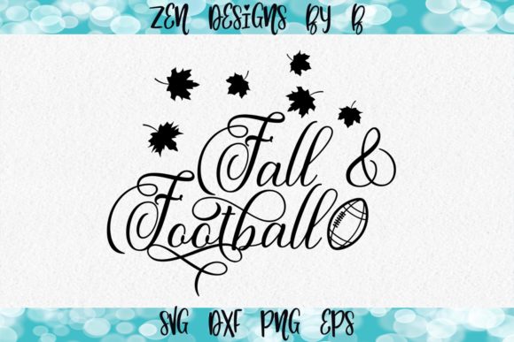 Designing with Fall and Football Graphic
