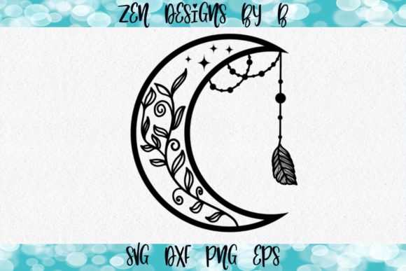 Moon Catcher and Vines: A Unique Design for Versatile Crafting Projects