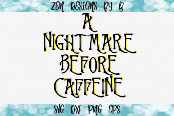 Nightmare Before Caffeine: A Spooky and Creative Design Delight
